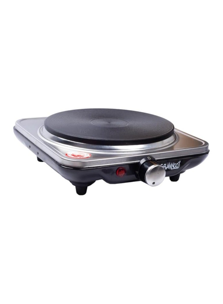 Electric heater, 1 burner, with non-stick coating and overheat protection, 1500 watts