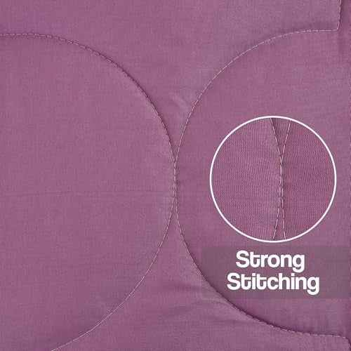 FRESH FROM LOOM All Seasons Collection Double Weaved Dohar | Premium Reversible Quilt | Solid Plain Micro Fibre Comforter | Double Bed Light Duvet | Skin Friendly (90x100 in) | TC - 200 - Image 5