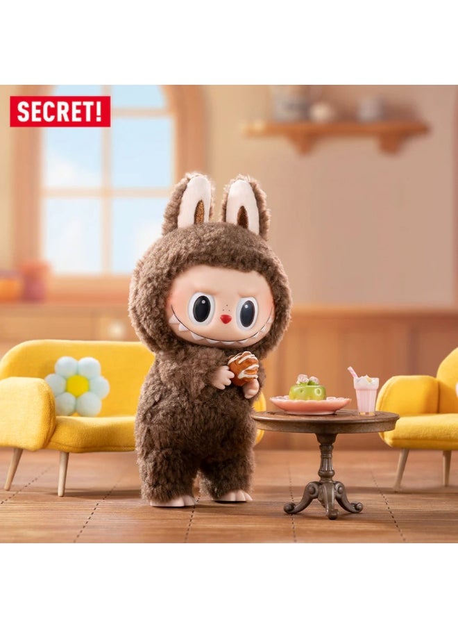 LABUBU - Doll pendant POP MART LABUBU1.0 Labu vinyl face plush blind box Macaron 1 single box(High quality version) - Image 1