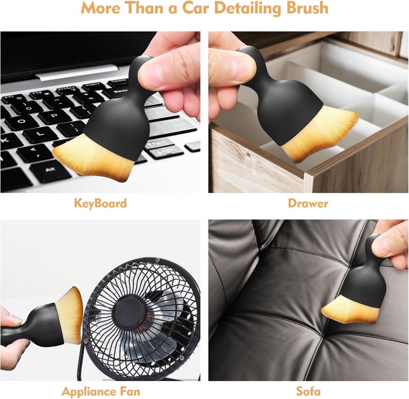 Eiruseed Car Interior Cleaning Brushes - 2 Pack - Image 5