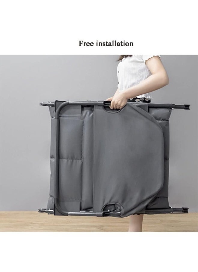 Portable travel bed, foldable and adjustable camping chair in 5 positions