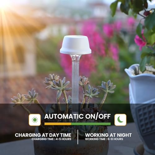 hardoll Solar Light for Garden Outdoor Decorative Flickering Flame Lamp Waterproof Pathway, Balcony, Lawn,Automatic Powered for Patio & Landscape,Home Smart LED Spike Lamp with RGB Modes (Pack of 4) - Image 5