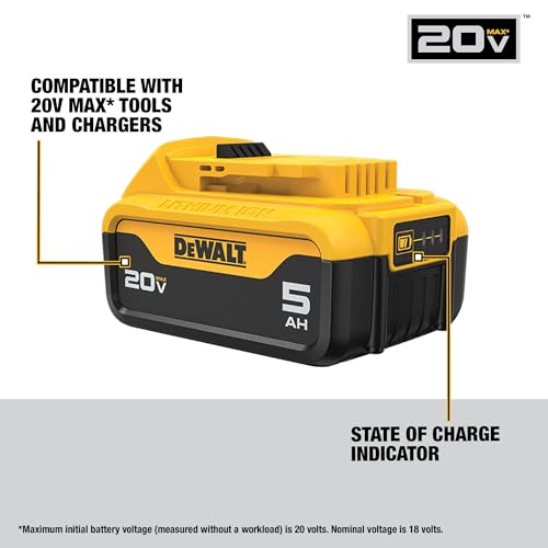 DEWALT 20V MAX 5 Ah Lithium Ion Battery 2-Pack (DCB205-2) - Image 3