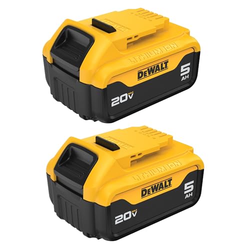 DEWALT 20V MAX 5 Ah Lithium Ion Battery 2-Pack (DCB205-2) - Image 1