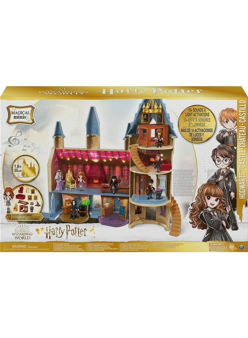 Harry Potter Magical Minis Hogwarts Castle Playset with Lights and Sounds - Image 1
