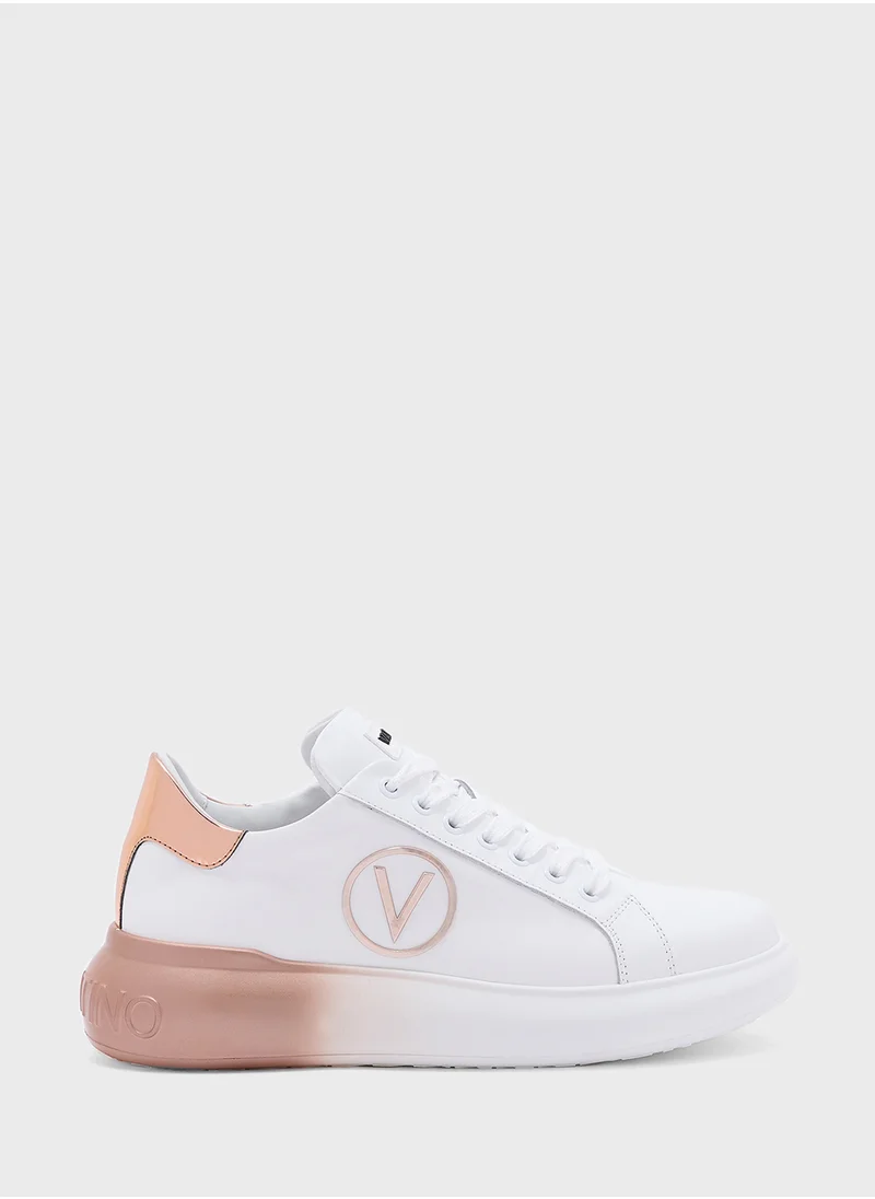 VALENTINO BY MARIO VALENTINO Lace Up Low Top Sneakers