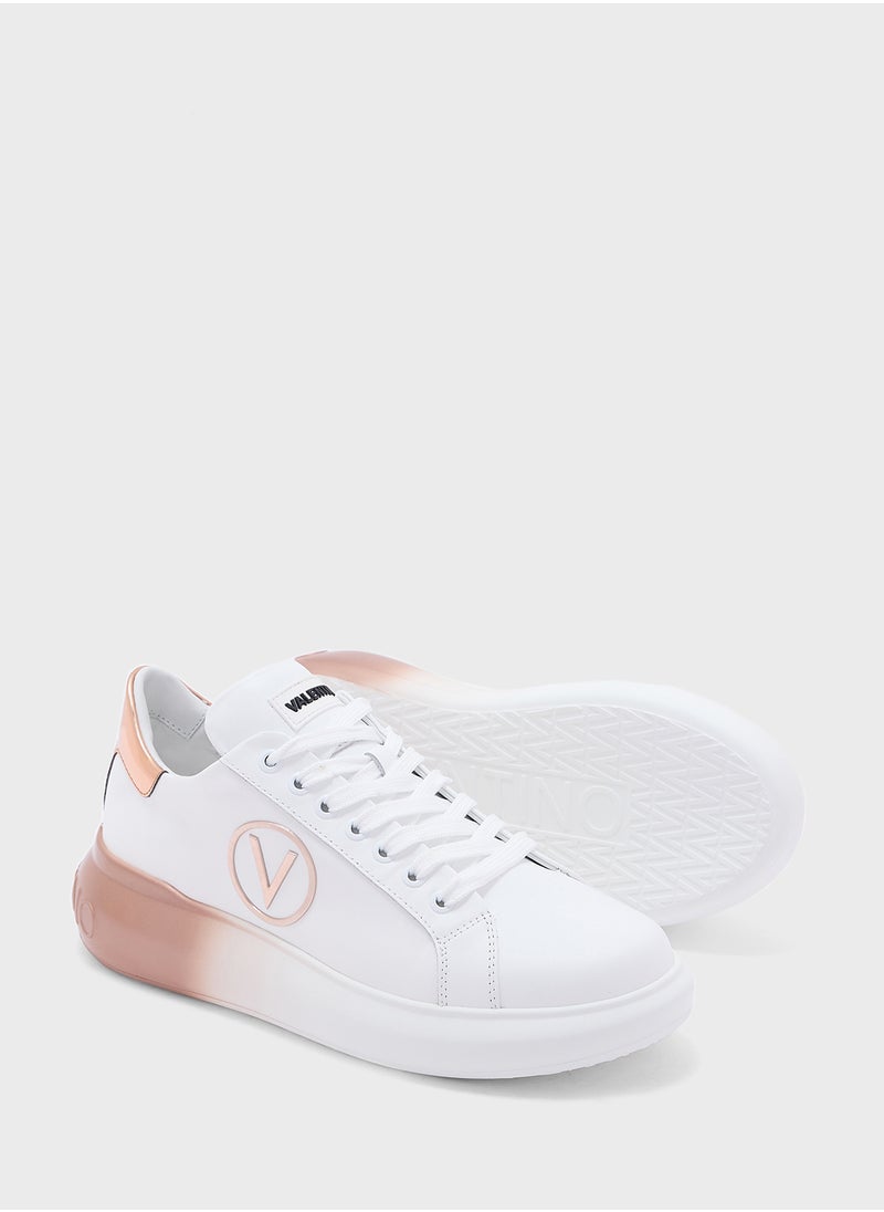 VALENTINO BY MARIO VALENTINO - Lace Up Low Top Sneakers - Image 1