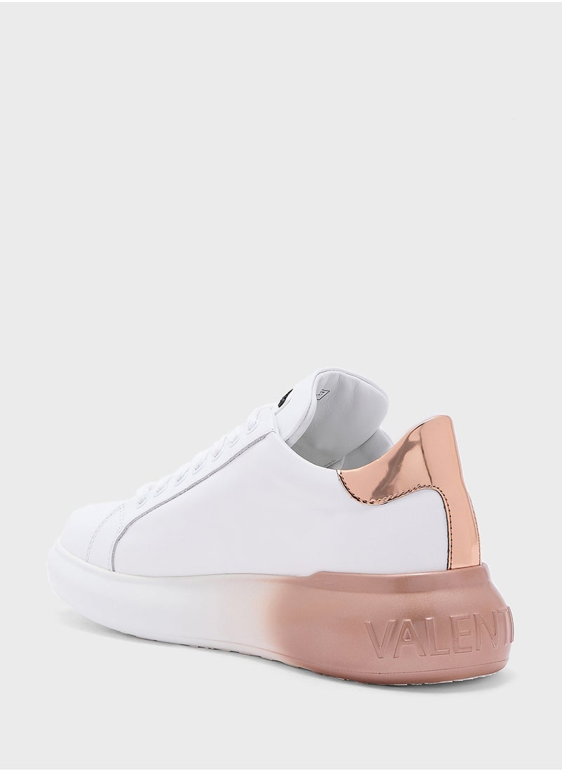 VALENTINO BY MARIO VALENTINO - Lace Up Low Top Sneakers - Image 1