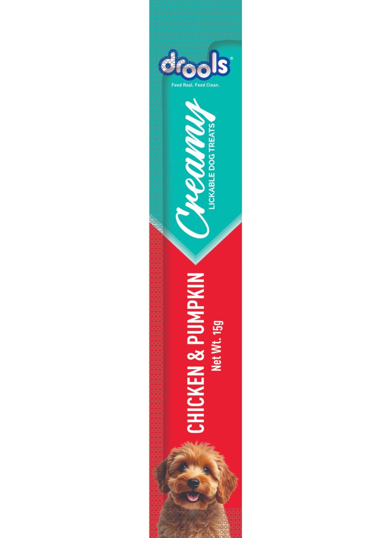 Drools Creamy Lickable Dog Treats Chicken And Pumpkin - Image 2