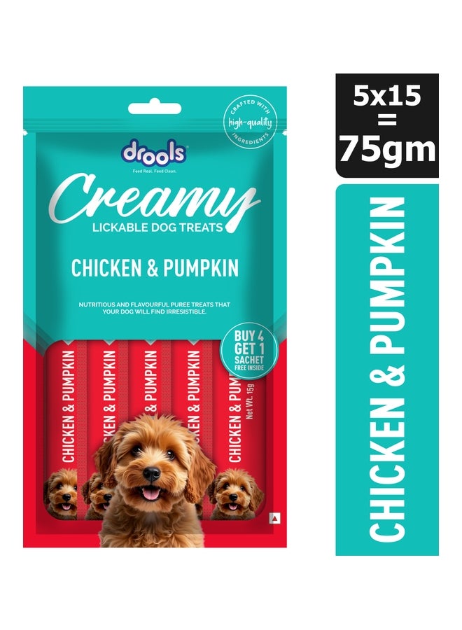 Drools Creamy Lickable Dog Treats Chicken And Pumpkin - Image 1