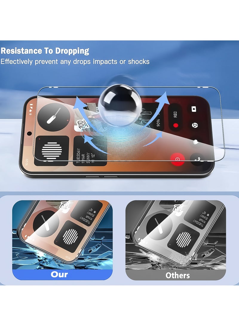 XUNDD For Nothing Phone 3a Pro Case and Screen Protector Accessorise, TPU+PC Shockproof Bumper Back Cover, Anti-Yellowing Slim Fit Protective Casing - Image 5