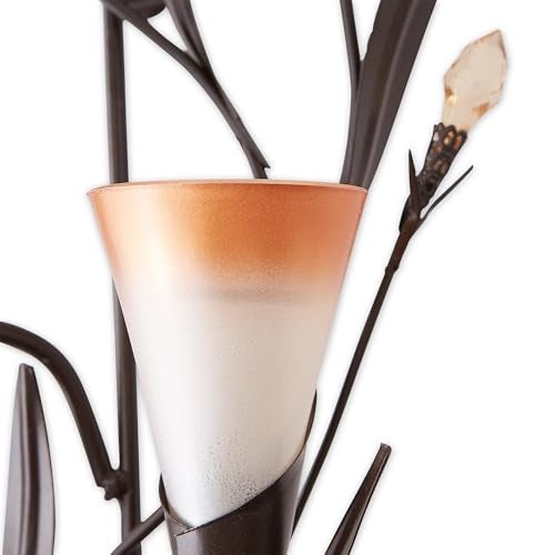 Zingz & Thingz Accent Plus Candle Holder Christmas Decorations Indoor Home Decor Valentine’s Day Dawn Lilies Wall Sconce Christmas Candle Holder Wedding Tealight Candle, 5.1 X 3.5 X 15.75 Inches - Image 4
