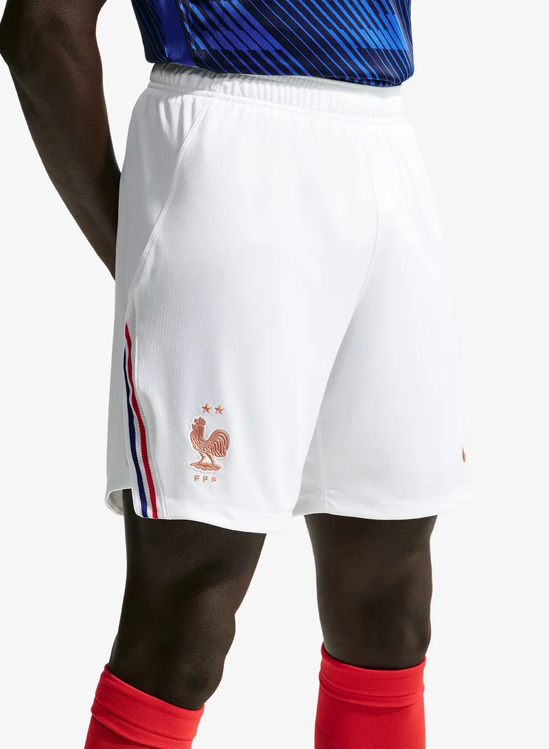 Nike WHITE/(METALLIC COPPER) (NO SPON-2 STARS) France 2026 Home Shorts  | Best Price UAE