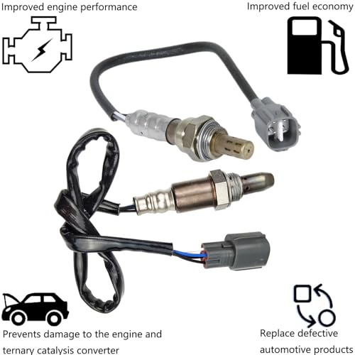 Dropwater 1 Pair Upstream and Downstream Oxygen O2 Sensors Replacement for Toyota 2012-2009 Corolla,2013-2009 Matrix 2.4L,for Pontiac 2010-2009 Vibe,Replaces#234-9008 234-4622,Set of 2pcs - Image 4