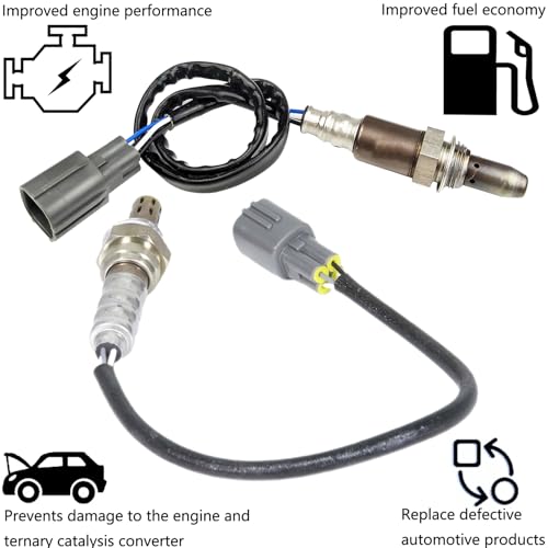 Dropwater 1 Pair Upstream and Downstream Oxygen O2 Sensors Replacement for Toyota 2012-2009 Corolla,2013-2009 Matrix 2.4L,for Pontiac 2010-2009 Vibe,Replaces#234-9008 234-4622,Set of 2pcs - Image 3