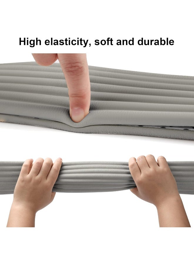 Dovesail Upgrade Baby Proofing Edge Corner Protector, 16.4ft Edge Guards Padding with 3M Adhesive, Extra-Wide Soft Rubber Foam Padding, Furniture,Sharp Edge Safety Corner Edge Bumper Guard-Gray - Image 4