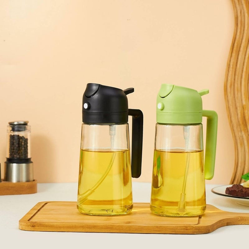 Generic Oil Sprayer and Glass Decanter 600ml - Easy Dispensing Oil and Sauces Generic - Image 4