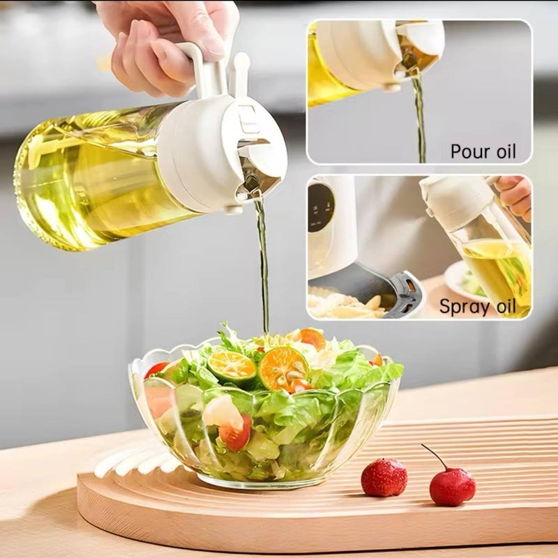Generic Oil Sprayer and Glass Decanter 600ml - Easy Dispensing Oil and Sauces Generic - Image 1