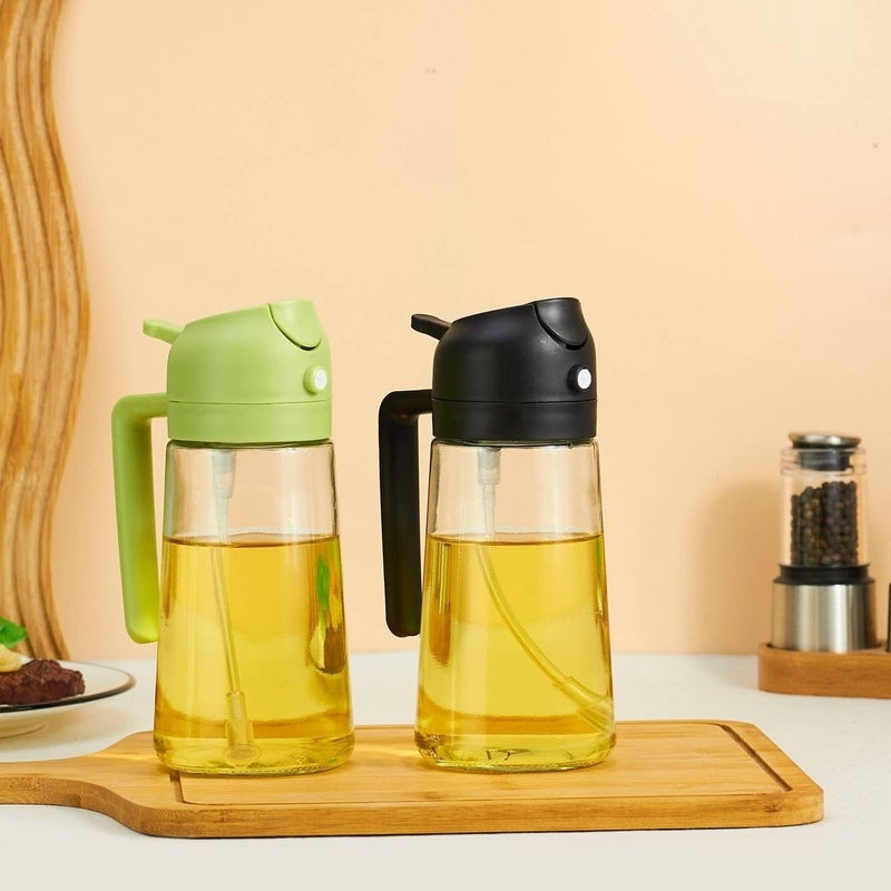Generic Oil Sprayer and Glass Decanter 600ml - Easy Dispensing Oil and Sauces Generic - Image 2