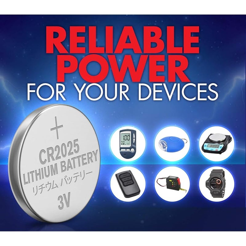 باور ماكس ACDelco CR2025 3V Lithium Coin Cell Battery, Watch and Electronics Button Batteries, 6-Count - Image 4
