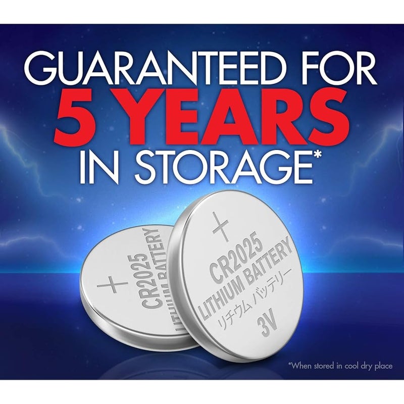 باور ماكس ACDelco CR2025 3V Lithium Coin Cell Battery, Watch and Electronics Button Batteries, 6-Count - Image 3