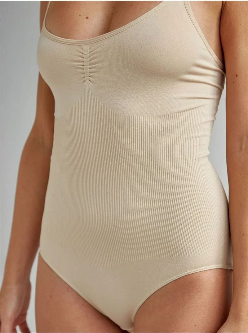 ميستريك Mystic Snap Fastening Body Firming Body Seamless Pattern Knitted Fabric