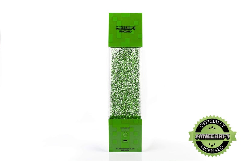 Minecraft Creeper Glitter Motion Light | 12-Inch Fun Mood Light LED Lamp - Image 5