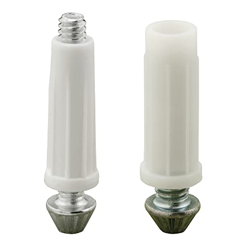 Prime-Line N 7538 Bi-Fold Door Bottom Pivot Kit, Two 3/8 In. and Two 7/16 In. Plastic Base Diameters, Grooved Steel Pivot Tips, Adjustable (2 Pair) - Image 3