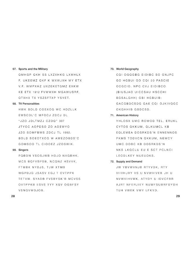 Trivia Cryptograms: When the Code Is Cracked, It Reveals a Fact  - Image 5