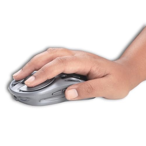 ARCTIC FOX فأر ألعاب لاسلكي Arctic Fox Alien-X، ثلاثي الوضع (2.4G/بلوتوث/سلكي)، 4800 DPI، 1000Hz، تصميم مريح مجوف مع إضاءة RGB قابلة لإعادة الشحن عبر Type-C للماك/اللابتوب/الآيباد/المكتب (رمادي بارد) - Image 5