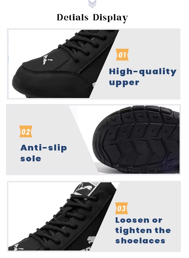 Breathable and lightweight genuine leather trendy shoes: Korean-style fashionable versatile sports casual sneakers for men and women, perfect for all occasions  - Image 5