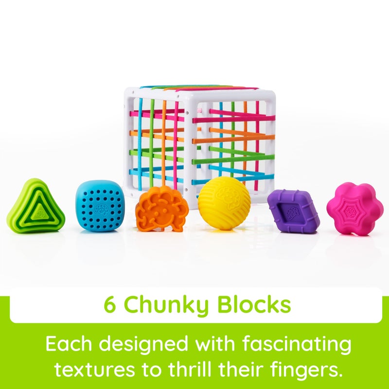 Fat Brain Toys InnyBin Shape Learning Toys, Sensory Toys for Babies and Toddlers, Baby Toys Ages 10 Months+ - Image 3