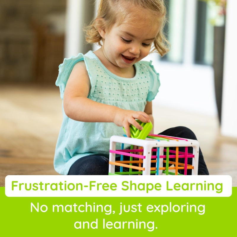 Fat Brain Toys InnyBin Shape Learning Toys, Sensory Toys for Babies and Toddlers, Baby Toys Ages 10 Months+ - Image 5