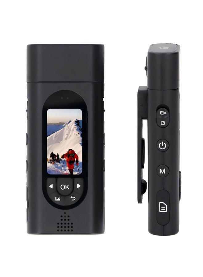 4K Body Camera with Audio and Video Recording, 180 Degree Rotatable Lens - Image 1
