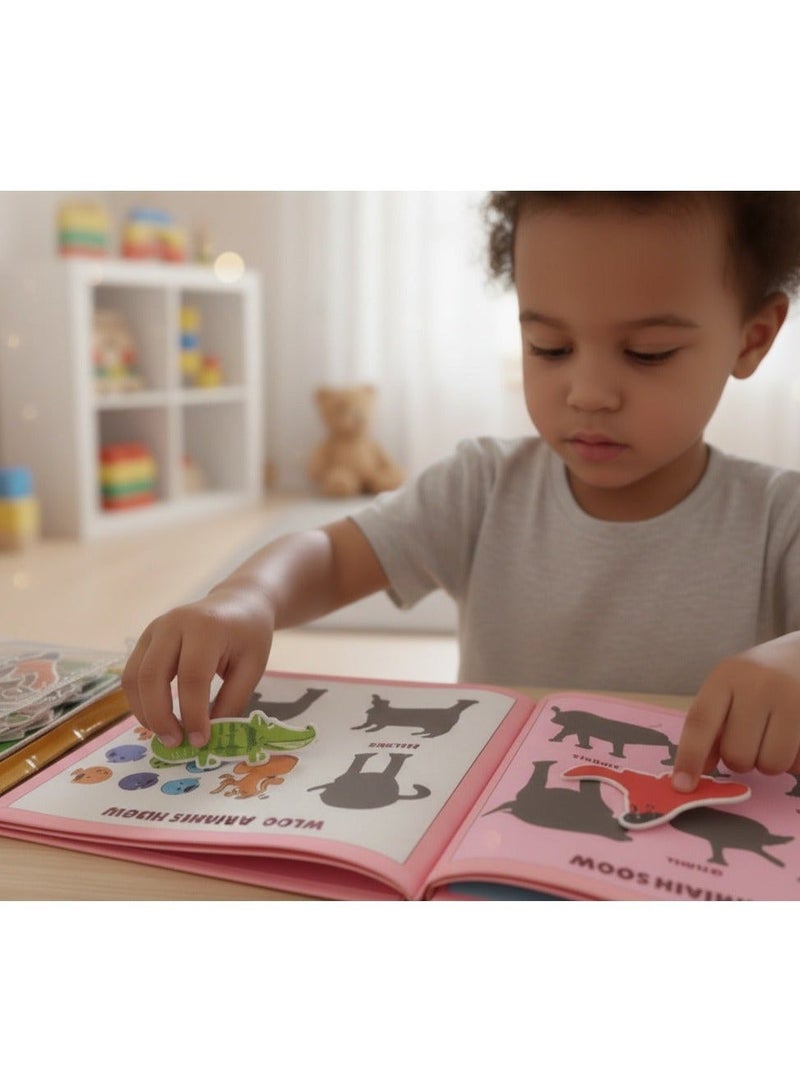HAPZEY My First Activity Book for Kids 2+ Years – Green Color Early Learning Busy Book with Fun Educational Activities– Shapes, Colors, Matching & Motor Skill Development - Image 3
