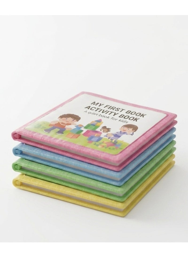 HAPZEY My First Activity Book for Kids 2+ Years – Green Color Early Learning Busy Book with Fun Educational Activities– Shapes, Colors, Matching & Motor Skill Development - Image 1