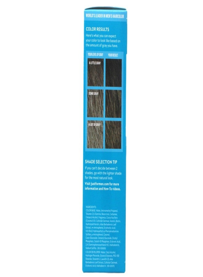 Just For Men Mustache & Beard Brush-In Color Gel M-45 Dark Brown 1 Kit - Image 2