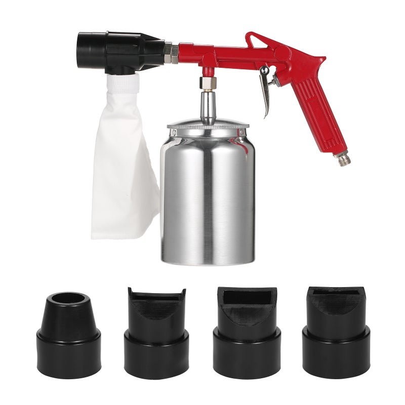 Sand Blaster Kit Abrasive Sand Blasting Shot Sandblaster with Nozzle Rust Remove Abrasive Sand Blasting for Sandblast Cabinets - Image 1