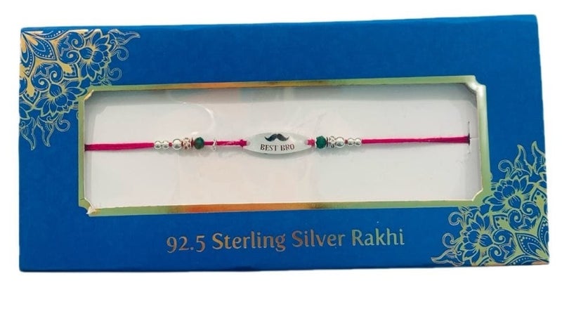 BANDHAN 925 SILVER RAKHI KHUSHBOO JEWELES - Image 1