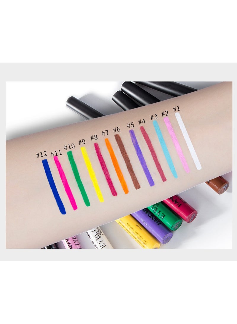 Handaiyan Waterproof Eyeliner color Liquid Liner UV Finish Professional Makeup Long Lasting Quick Smudge Proof Hyper Drying Resistant Stay All Day Waterline Winged Instant Result - Image 4
