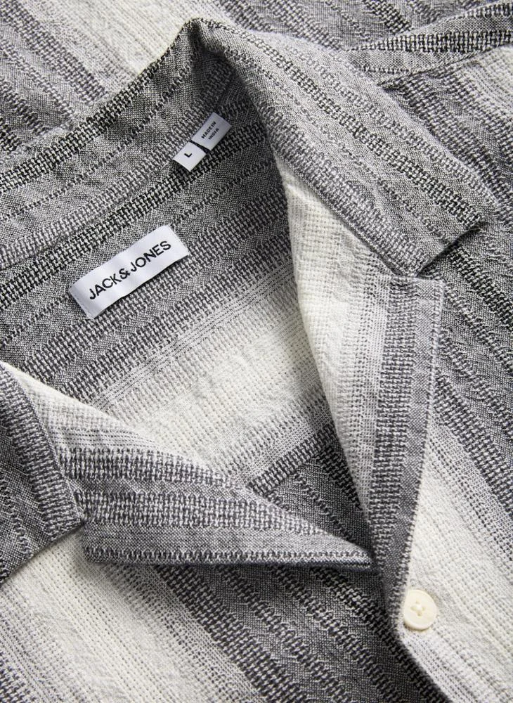 JACK & JONES  Short sleeve Dobby Resort  shirt for Men | Best Price UAE