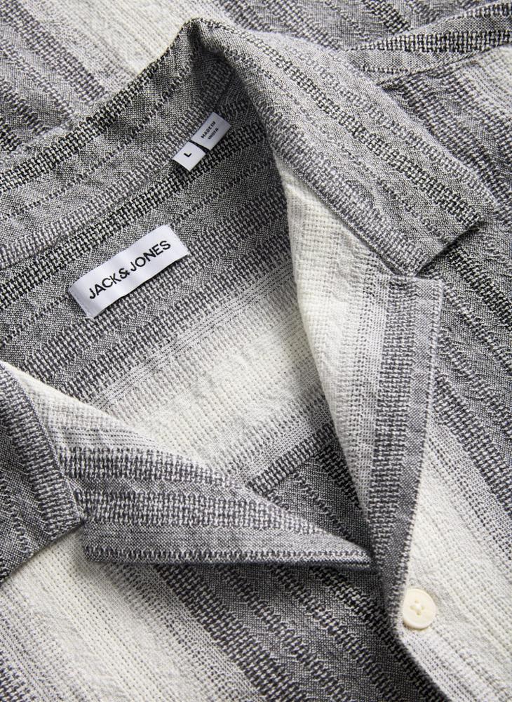 JACK & JONES Short sleeve Dobby Resort  shirt - Image 3