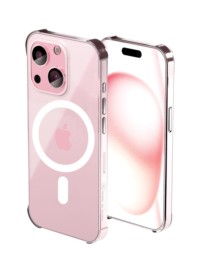 Max & Max iPhone 15 MagSafe Case – Ultra Slim Magnetic Transparent Cover, Scratch-Resistant, Compatible with MagSafe Wireless Charging - Image 1