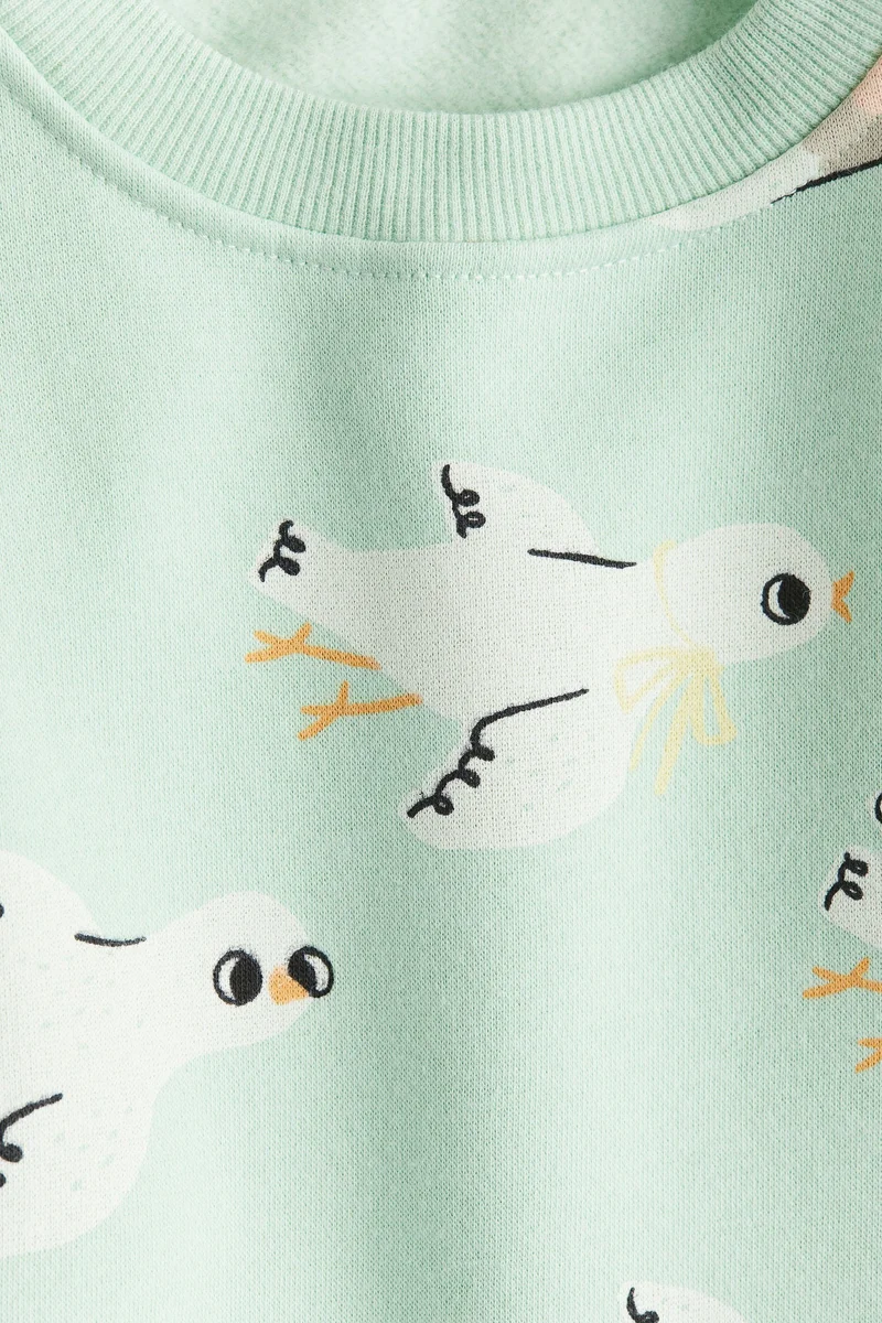 H&M Printed sweatshirt dress