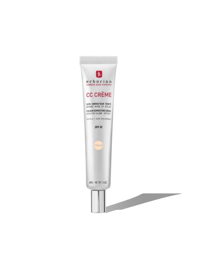 ERBORIAN CC Crème SPF30 Porcelain 40ml – Brightening Skin Perfector & Lightweight Coverage - Image 1