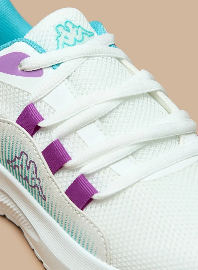 Kappa Girls' Logo Detail Lace-Up Sports Shoes