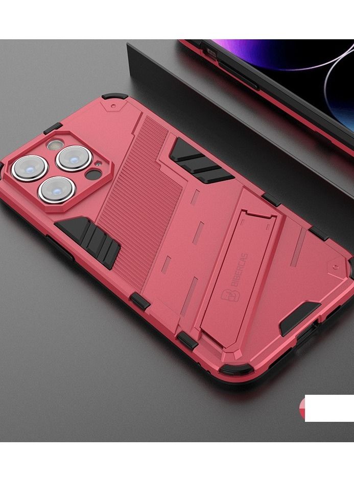 BIBERCAS Suitable For iPhone Stand Fall Proof Back Cover Phone Case - Image 1