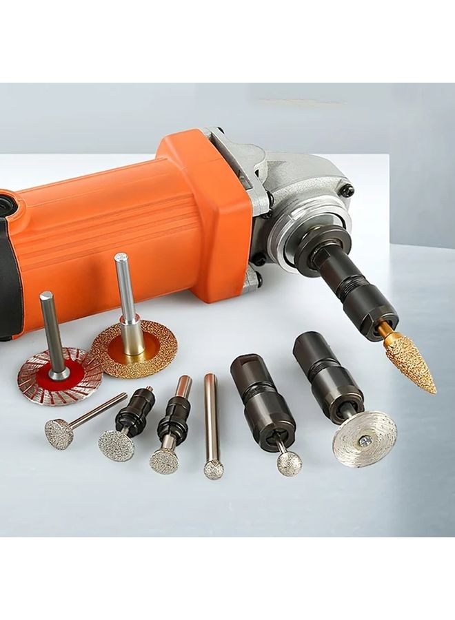 One Set 4pcs 3Mm 6Mm Electric Angle Grinder Adapter Multifunctional Metal Spindle Converter No Power Required For DIY Home Improvement - Image 2