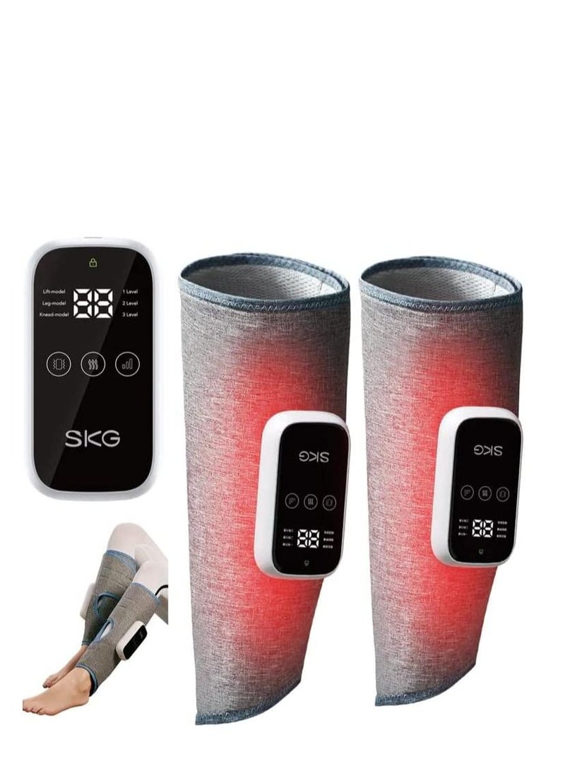 إس كيه جي SKG 2PCS Leg Massager Calf Massager Heating Compress Leg Protector Air Pressure Kneading Wireless Portable Relaxation Kneading Leg - Image 1