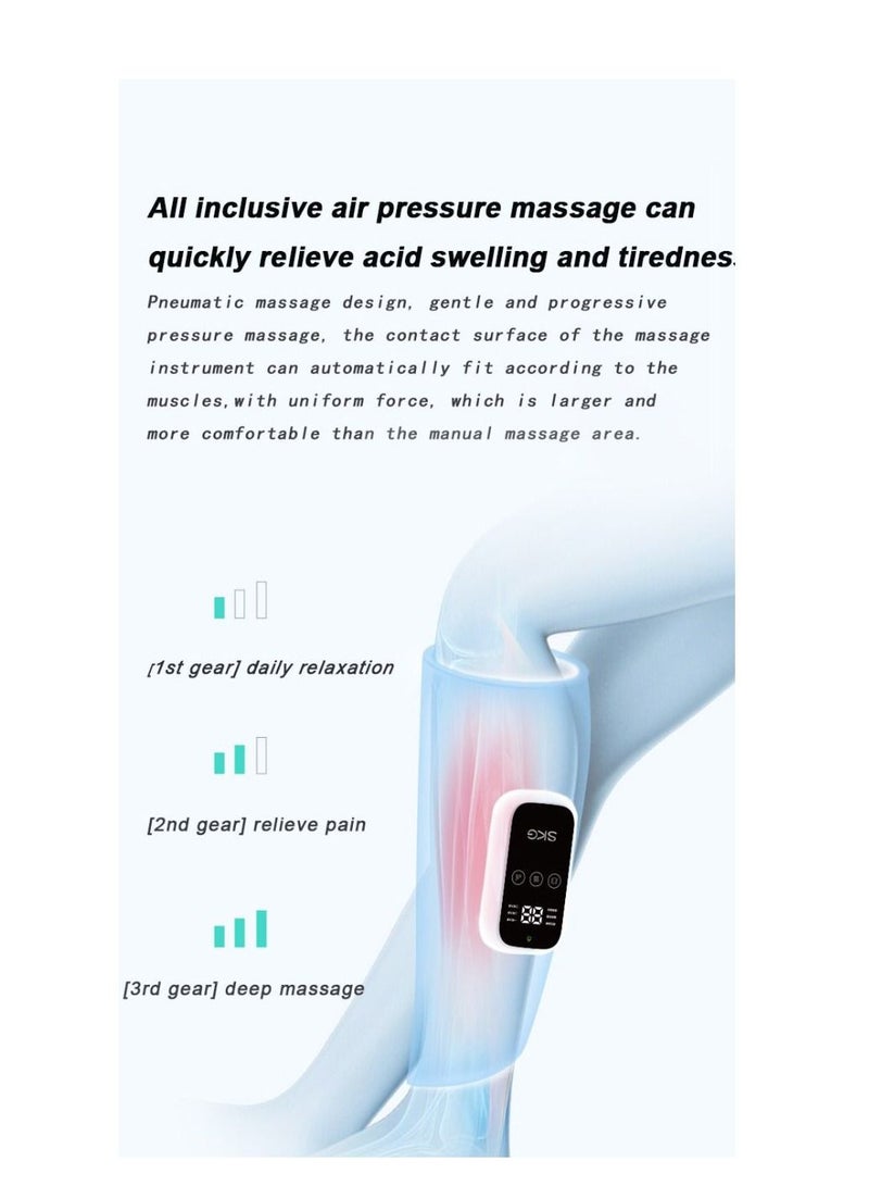 إس كيه جي SKG 2PCS Leg Massager Calf Massager Heating Compress Leg Protector Air Pressure Kneading Wireless Portable Relaxation Kneading Leg - Image 4